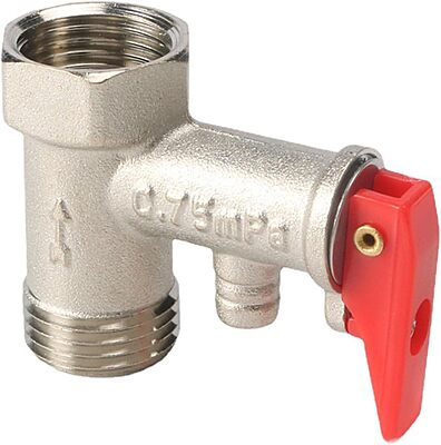 Pressure Relief Valve Thermex - Male Thread x Female BSP Brass 0.75mpa Pressure Relief Valve Thermex - Male Thread x Female BSP Brass 0.75mpa