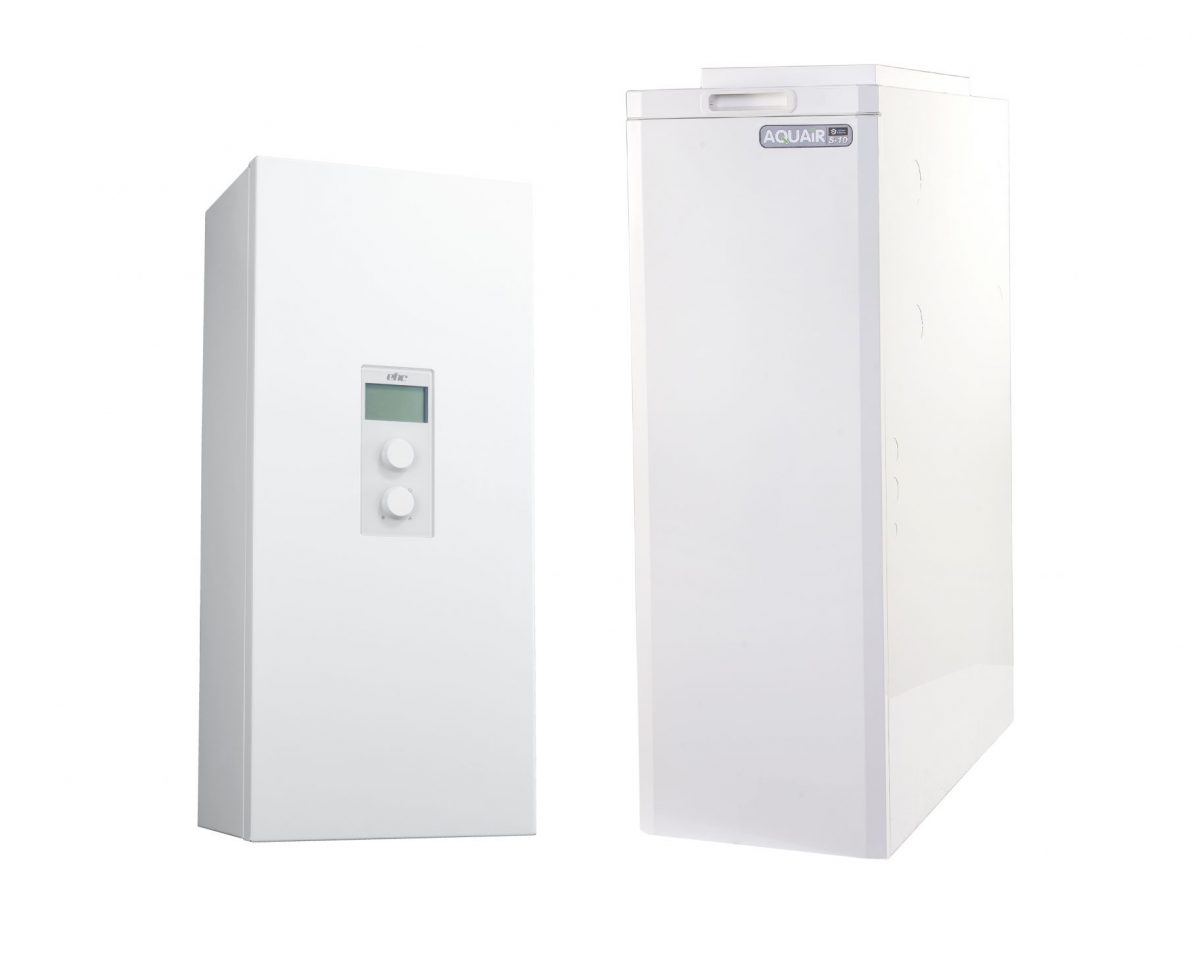 25kW Warm Air Heating with 24kw Comet PV Electric Boiler