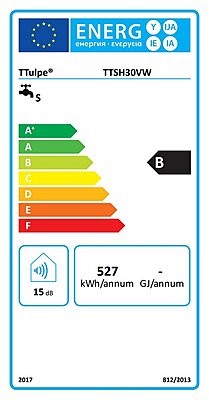 TTulpe Shadow 30 Litre Flat Stored Water Heater Wi-Fi TTulpe Shadow 30 Litre Flat Stored Water Heater Wi-Fi