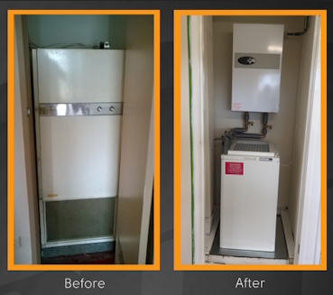 25kW Warm Air Heating with 24kw Comet PV Electric Boiler